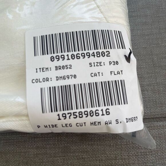 J.Crew Petite Wide-leg Jean in All-day Stretch Size 30P Seashell White NEW BR052 - Picture 12 of 13